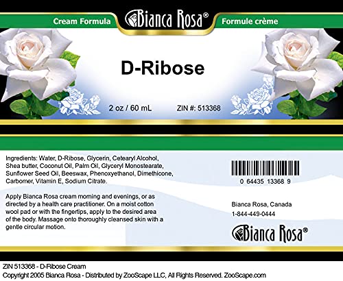 Bianca Rosa D-Ribose Cream rich texture swatch ideal for nourishing daily care