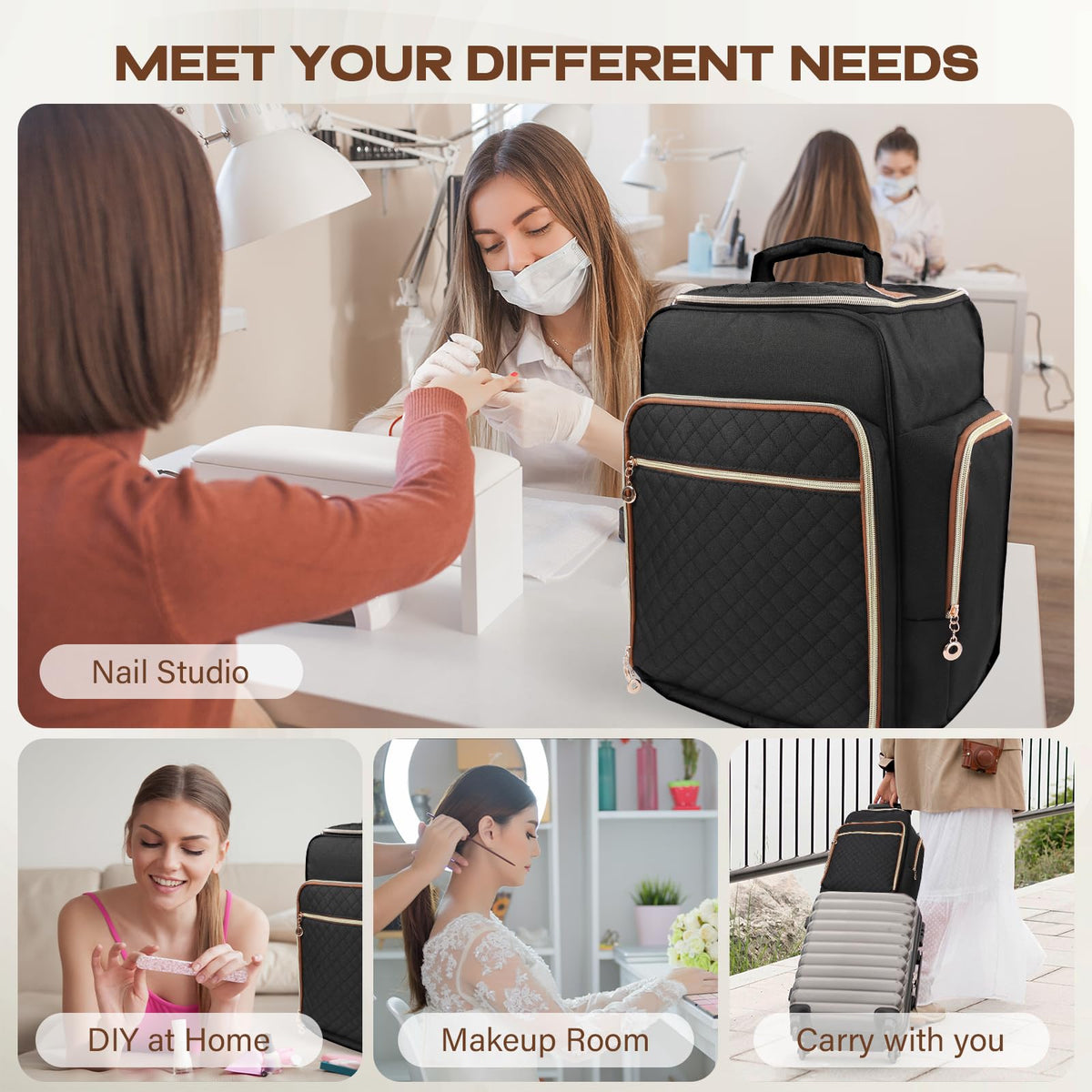 Travel-ready Bibiventa organizer designed for professionals on the move