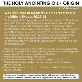 BIBLE N Beautyoils spice samples included for aromatic exploration.