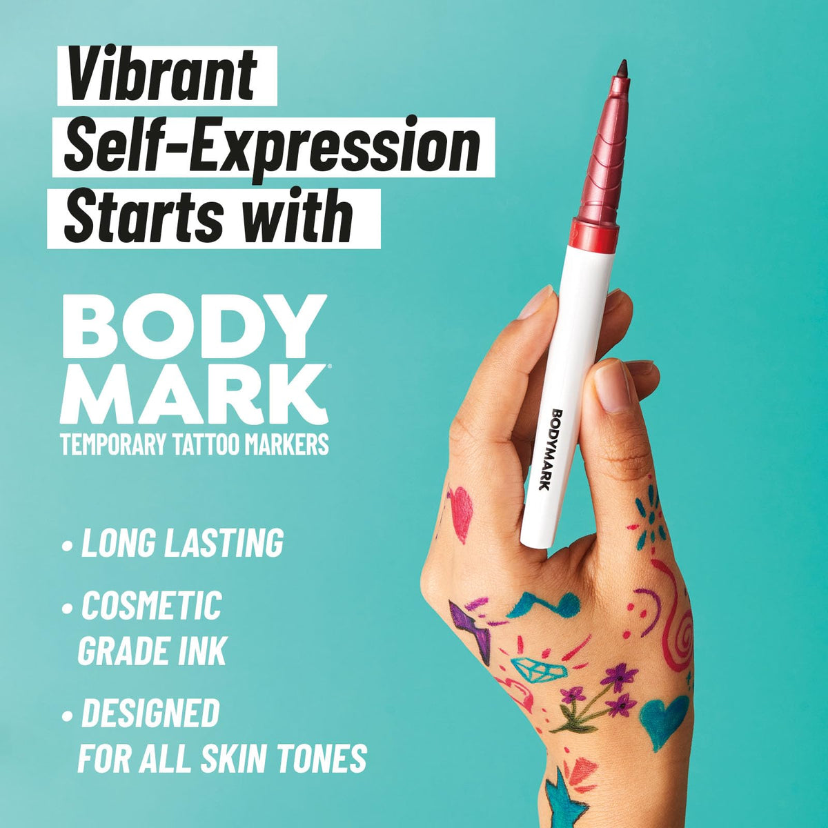 BIC BodyMark in refreshed packaging with the same cosmetic-quality formula.