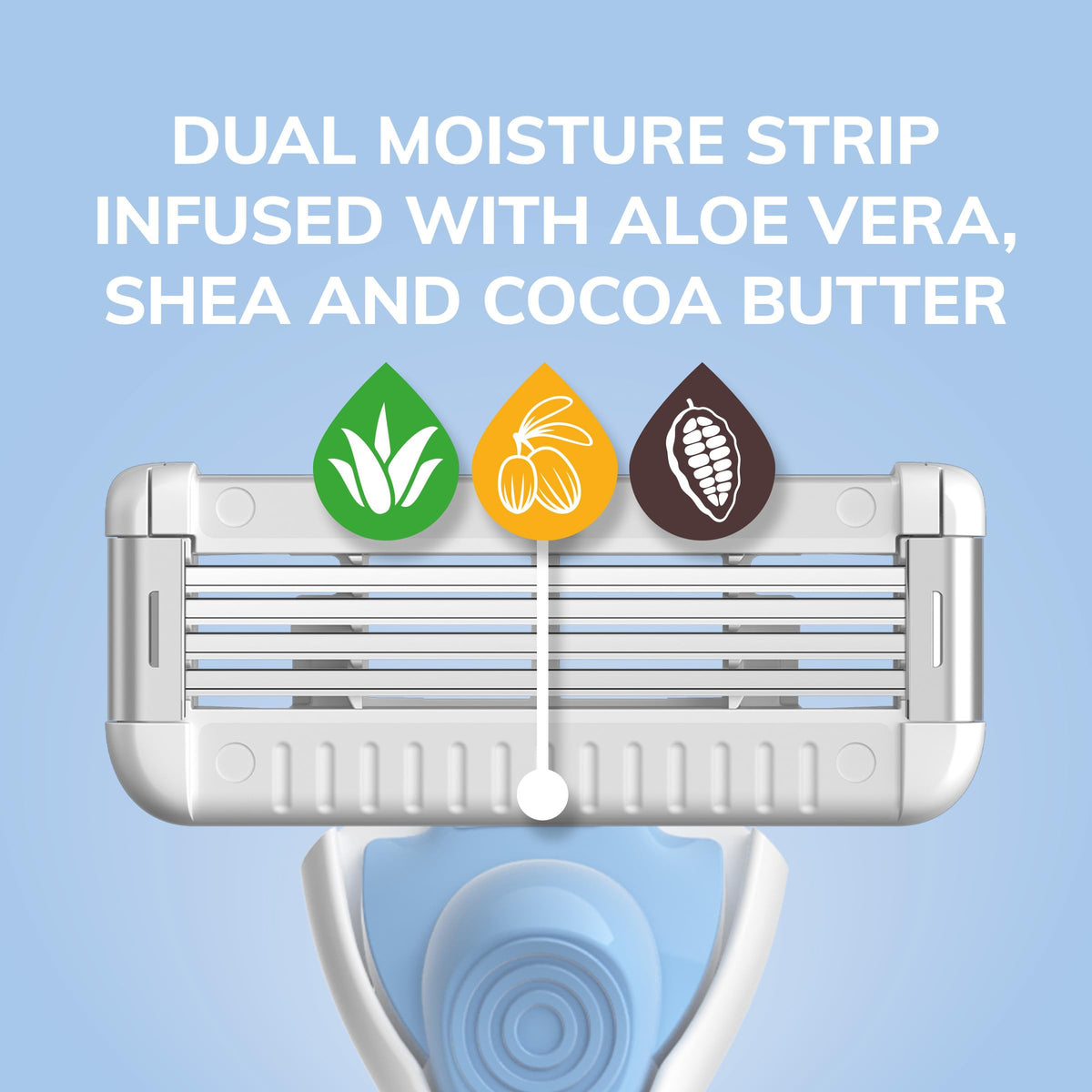 Pivoting head follows contours for a closer, comfortable shave.