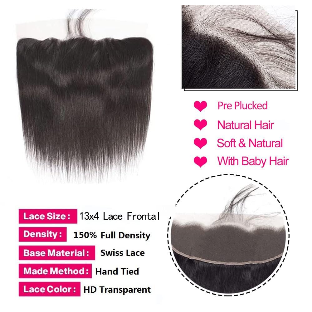 BICNGA straight bundles with closure for quick sew-in style.