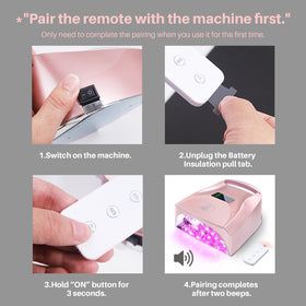 BIDUO rechargeable battery pack powers hours of cordless use.