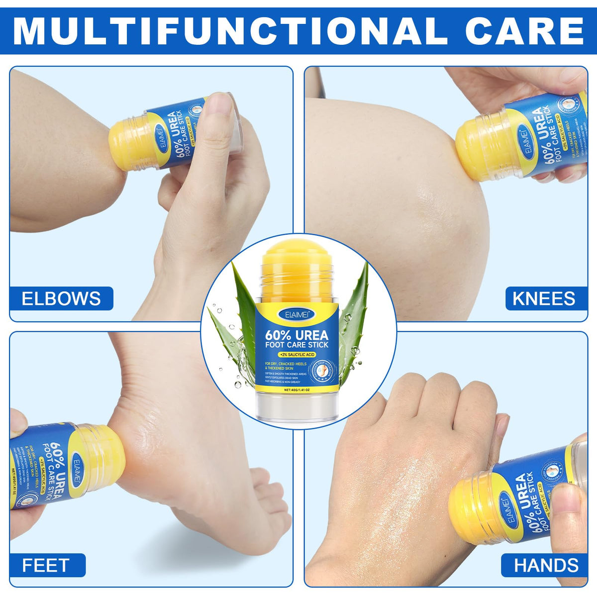 Bieyoc compact 2-pack is ideal for daily foot care on the go.