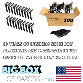 Big Box of Razors bulk pack designed for professional and home use.