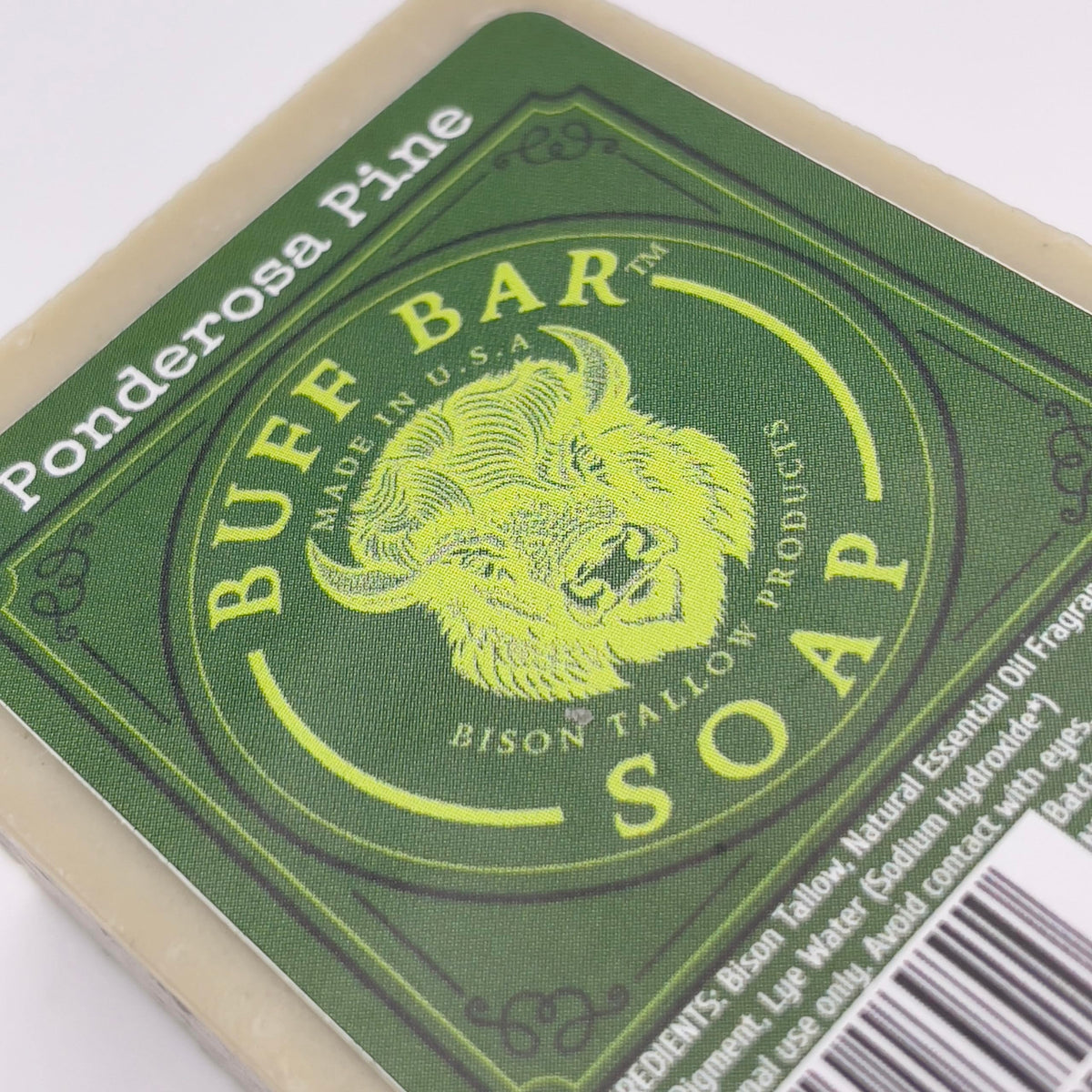 Two-pack soap bar for shaving: smooth glide without synthetic creams.