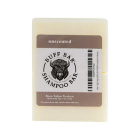 Big Crazy Buffalo Buff Bar Unscented Shampoo Bar for sensitive scalps