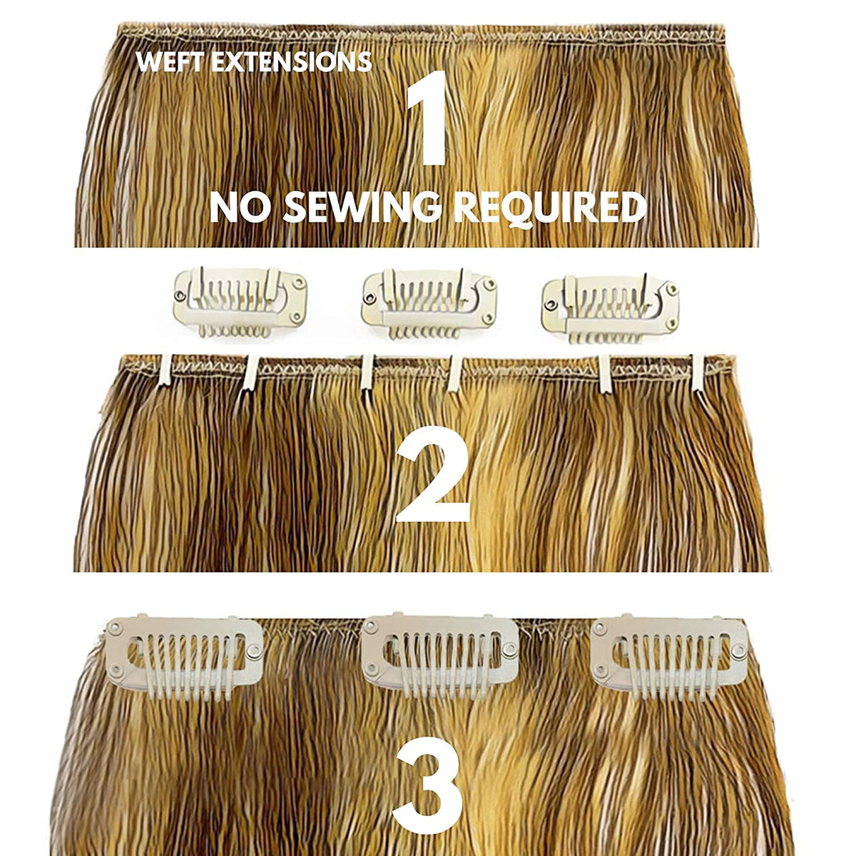 Big Kizzy easy-use-reusable: snap clips remove and reapply for versatile wear.