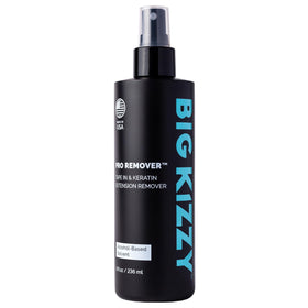 Big Kizzy Pro Remover bottle 8oz ready for professional removal with residue-free result