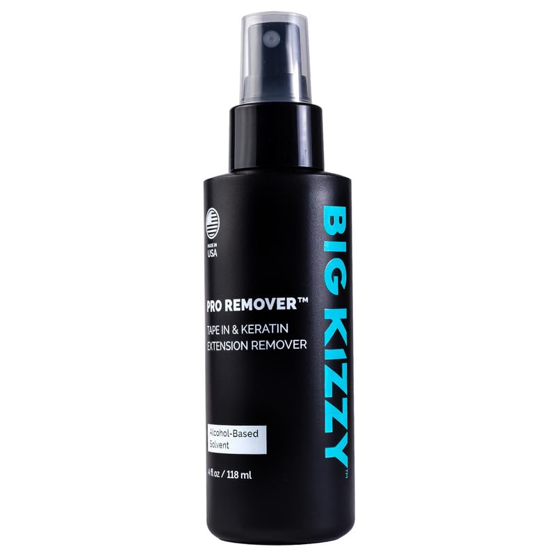Big Kizzy Pro Remover spray onto extensions for effortless removal