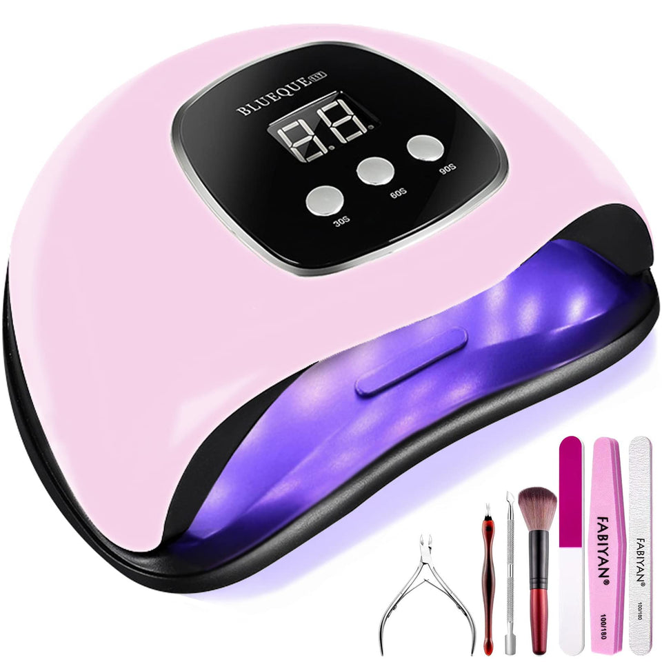 BIGBEAR 48W LED nail lamp front view showing even curing coverage