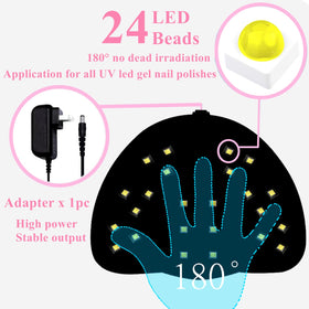 BIGBEAR nail lamp automatic sensor in action for effortless curing