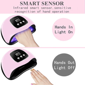 BIGBEAR portable nail lamp compact and travel‑friendly