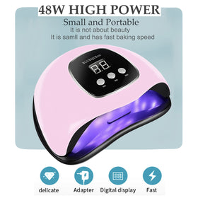 BIGBEAR UV LED nail lamp side angle for quick curing
