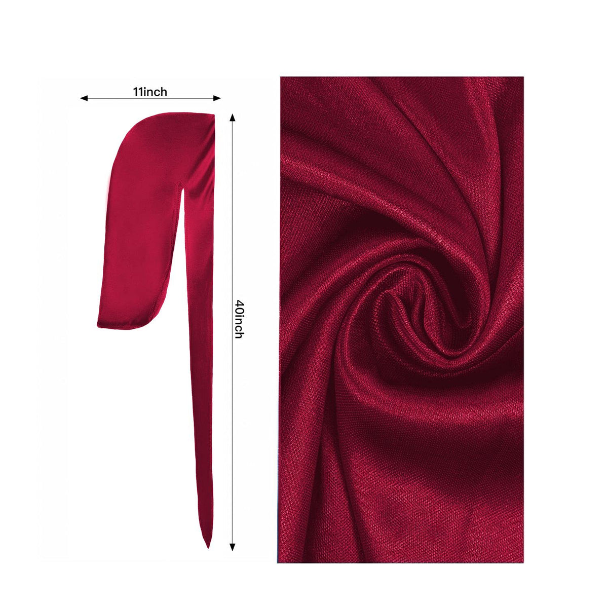 BigEddie premium satin durags durable material for long-lasting wear.