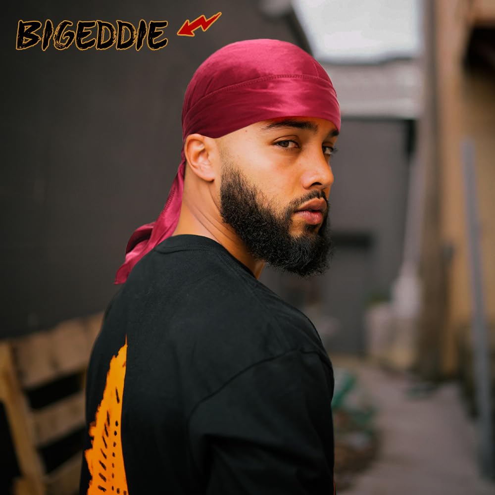 BigEddie 12-color durag set ideal for coordinating outfits.