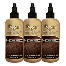 Bigen DB2 Dark Brown pack front view for home color application.
