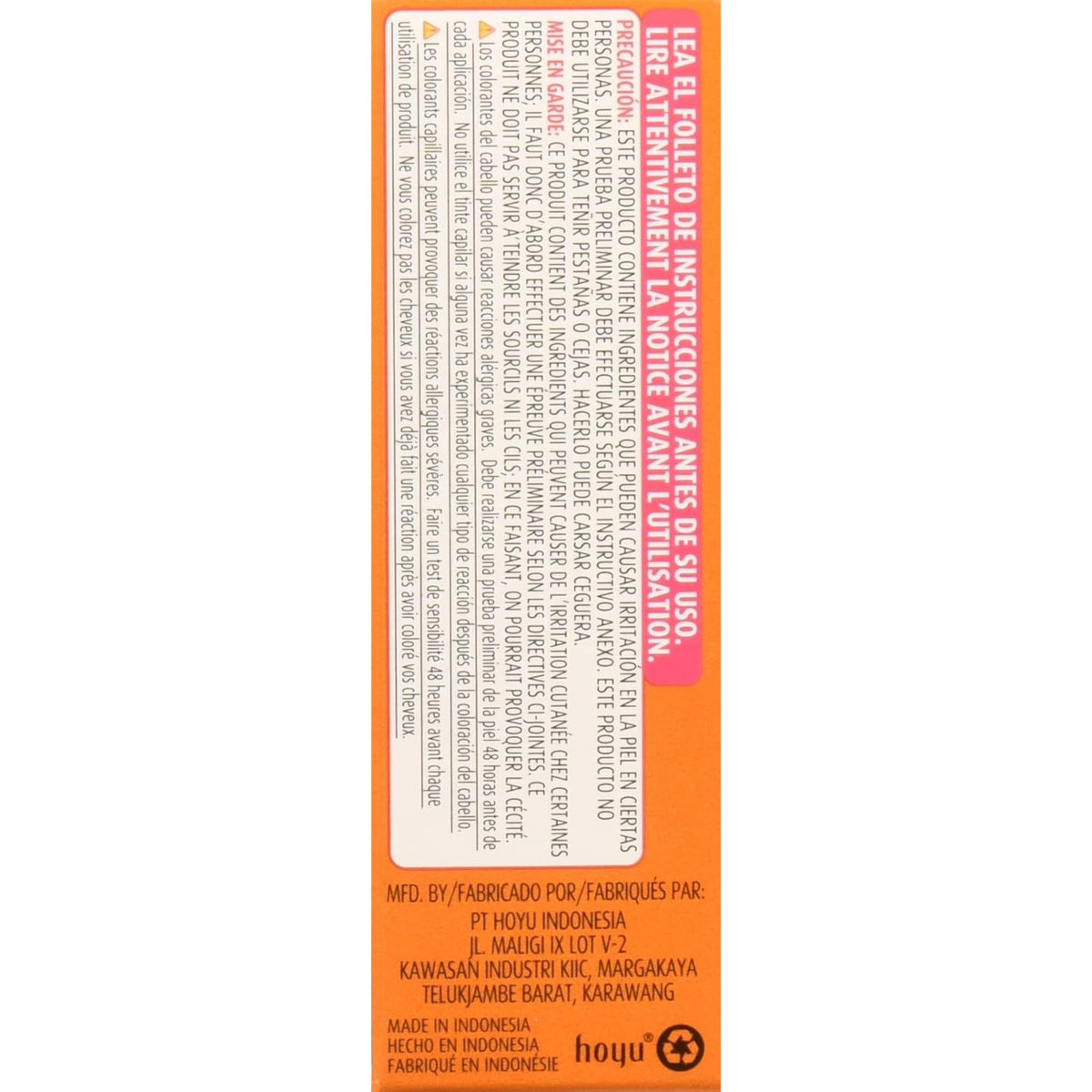 Bigen packaging with 3x0.21 oz tubes for at-home color kits.