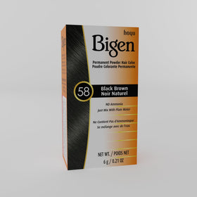 Bigen kit includes tools for comfortable, smear-free color results.