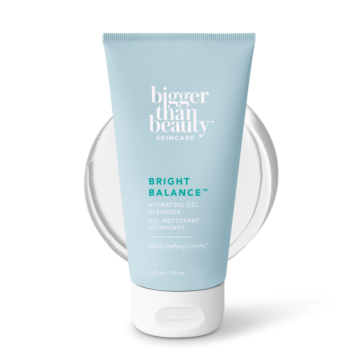 Bigger Than Beauty Hydrating Gel Cleanser bottle for daily gentle cleanse