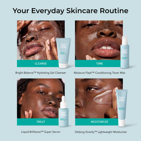 Removes makeup and sunscreen in one step with hydration