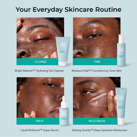 Bigger Than Beauty Defying Gravity routine with cleansers, serums and sunscreens featured