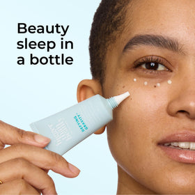 Defying Gravity eye cream applied around the eye for 360º coverage