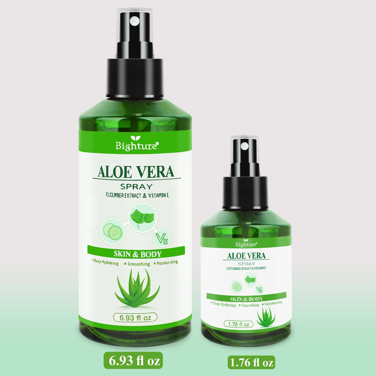 BIGHTURE Aloe Vera Spray presented as gift-ready skincare