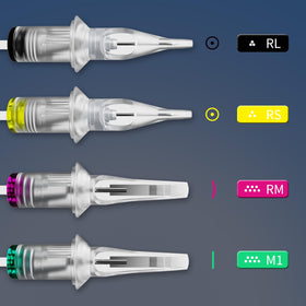 BIGWASP 1205RS round shader cartridge for smooth shading transitions.