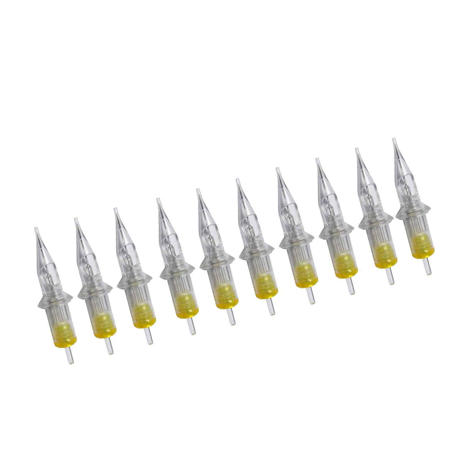 BIGWASP 50-piece assorted disposable cartridges for round shader shading.