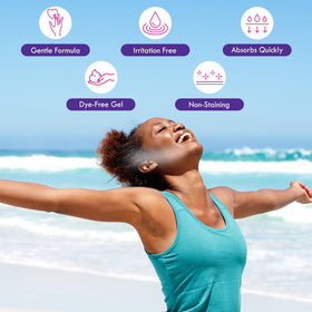 Three-pack Bikini Zone medicated crème packaging for home and travel