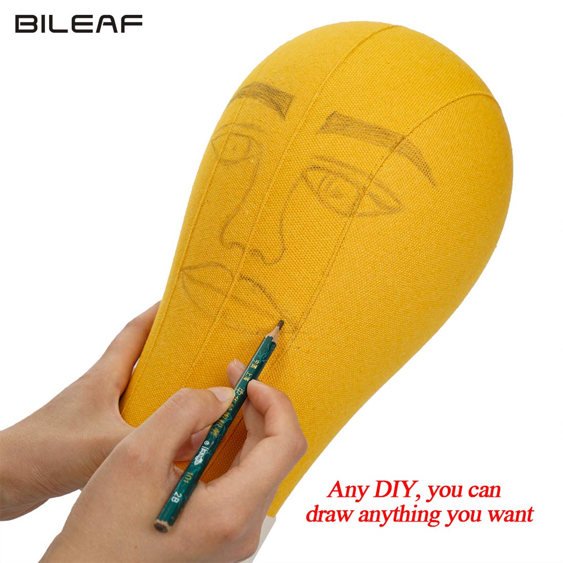 Durable Rosy canvas head by Bileaf ideal for display