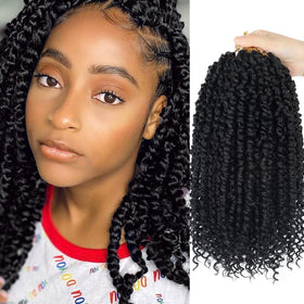 BILEAF passion twist 12inch ombre close-up shows soft texture for quick styling.