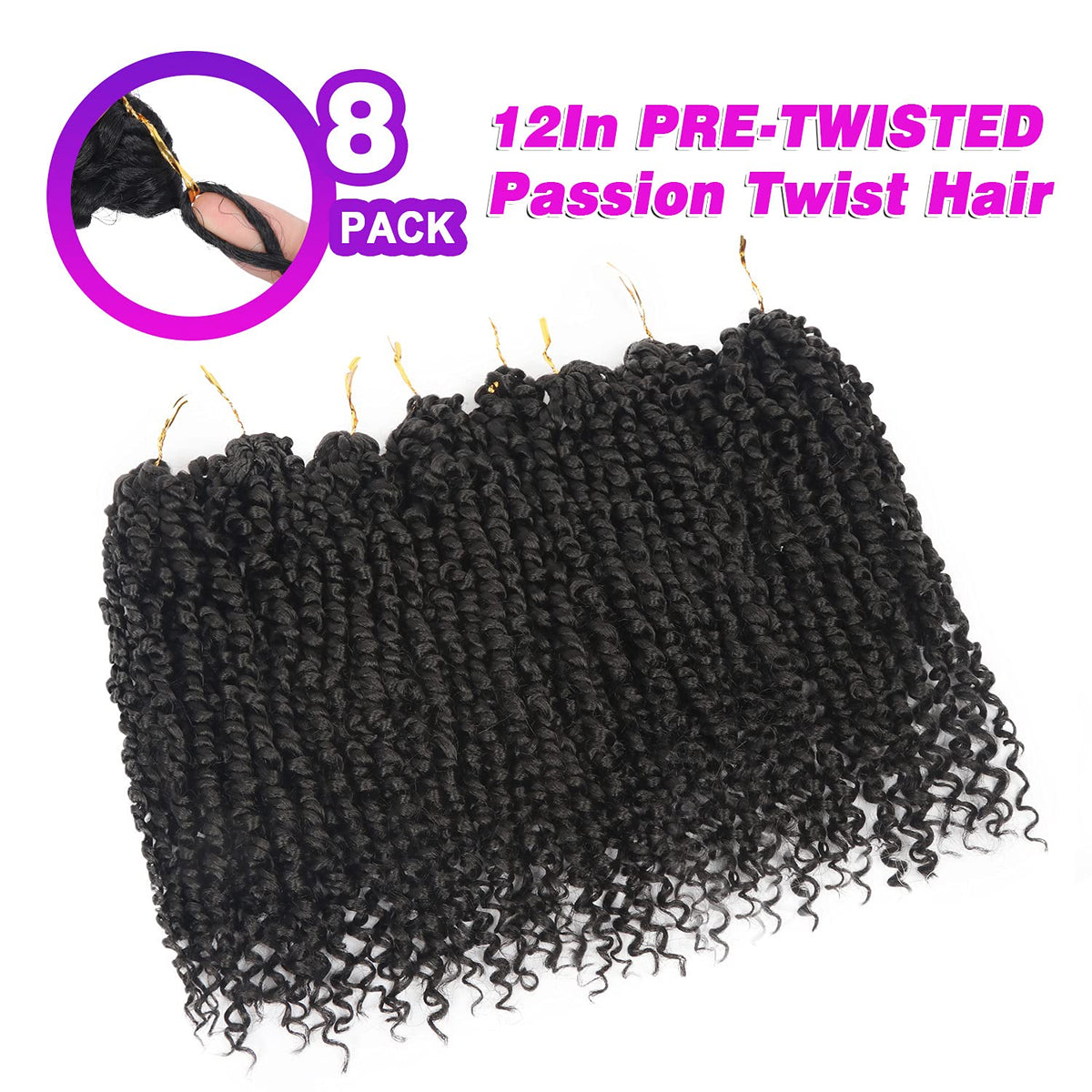 BILEAF prelooped crochet hair eight-pack kit ready for fast installation.