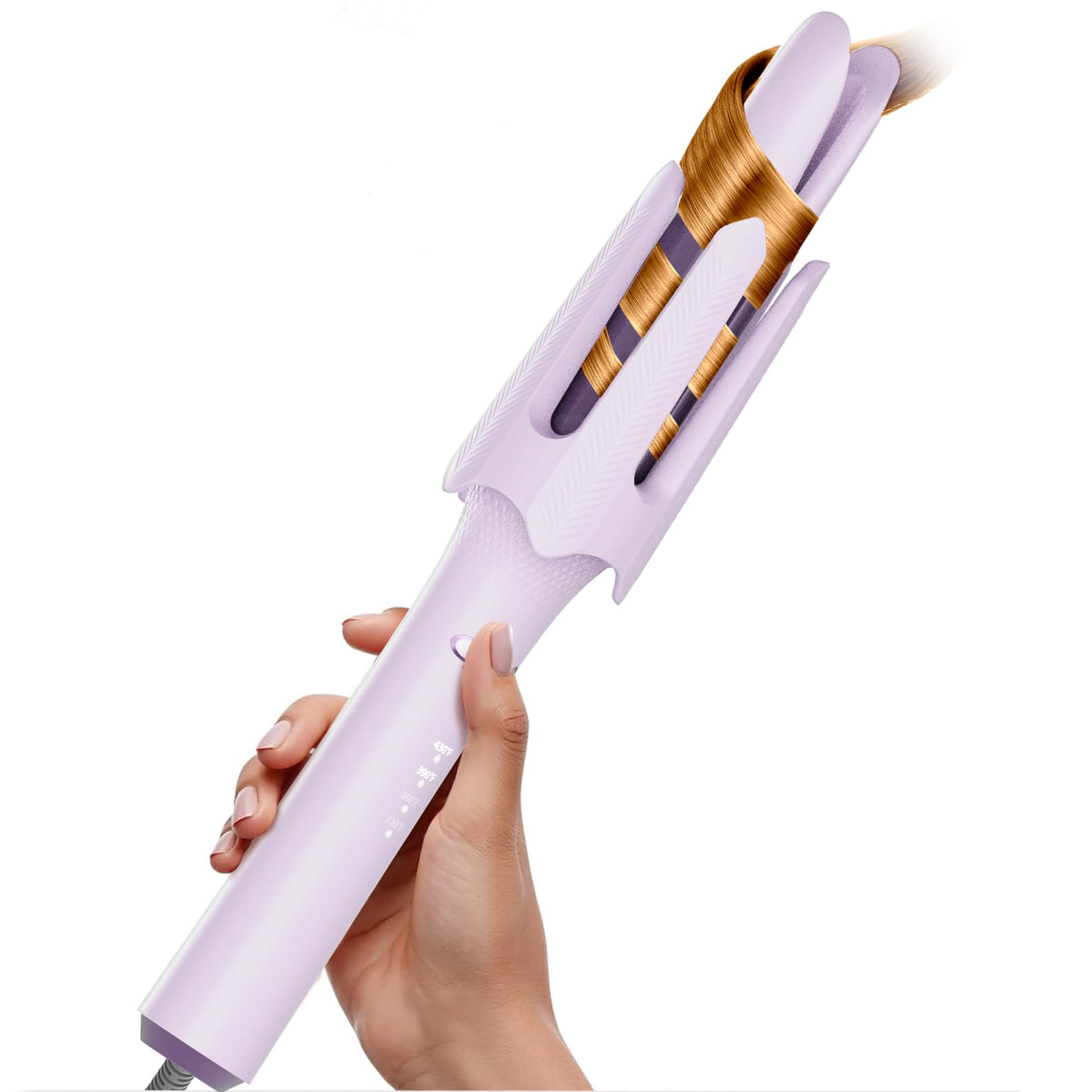 BILITOK auto rotating curler on display for quick, salon-quality curls.