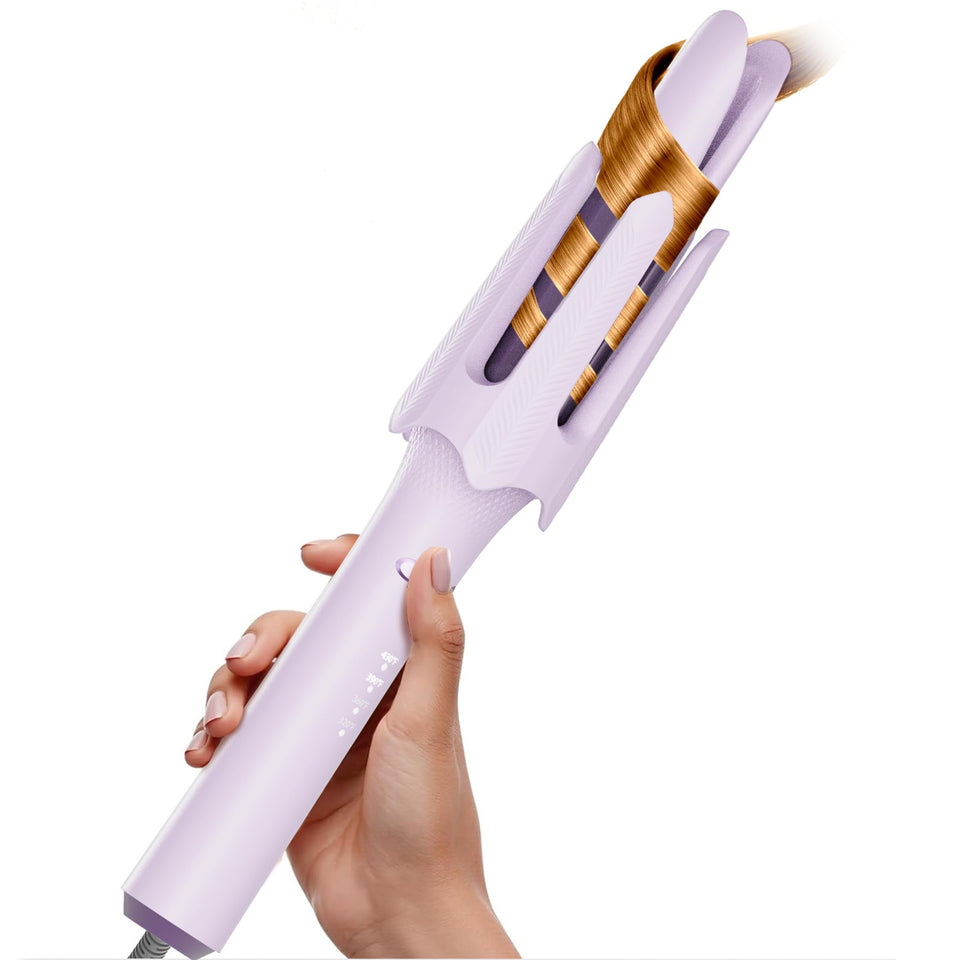 BILITOK auto rotating curler on display for quick, salon-quality curls.