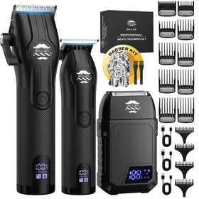BILLAR cordless barber kit clipper promotes precise fades