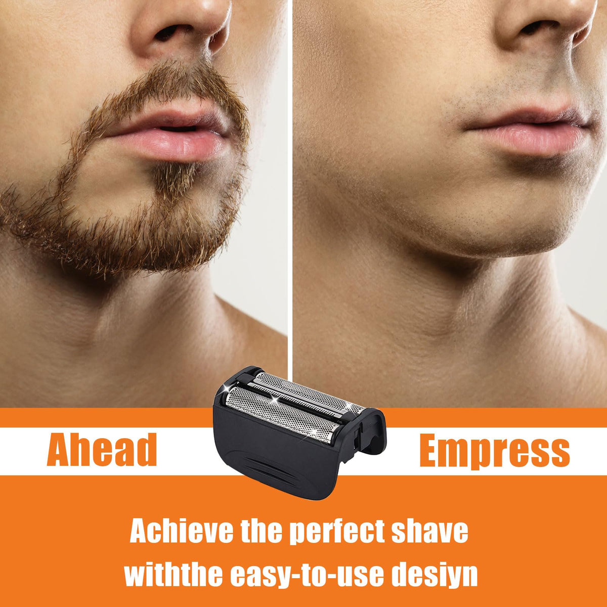 BILLAR hypoallergenic foil with bump-prevent tech for irritation-free shaves