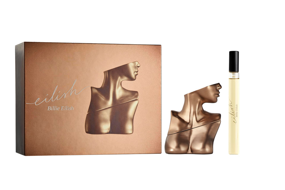 Billie Eilish Eau de Parfum gift set bottle, long-lasting fragrance for everyday wear