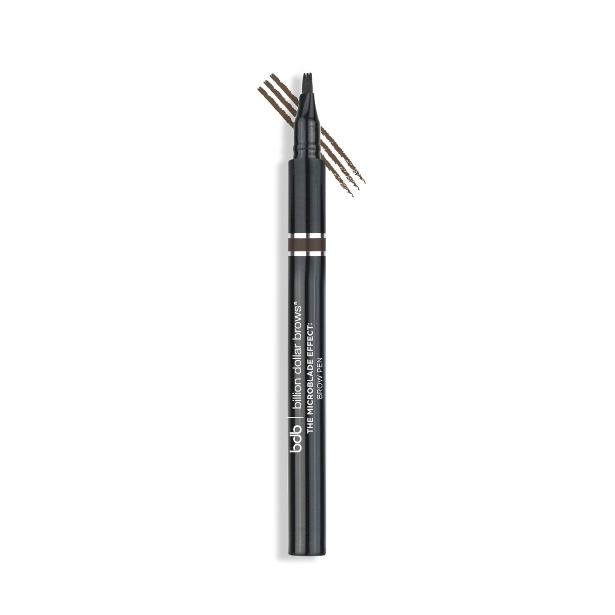 Billion Dollar Brows BDB Microblade Pen packaging promotes quick, mess-free brow grooming.