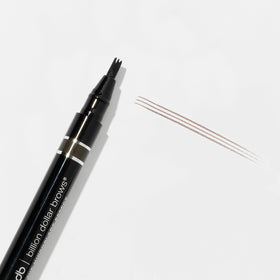 Taupe shade swatches blend with mid-tone hair colors for versatile looks.