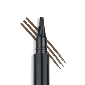 Close-up of the BDB Microblade Effect Brow Pen precision tip for natural strokes.