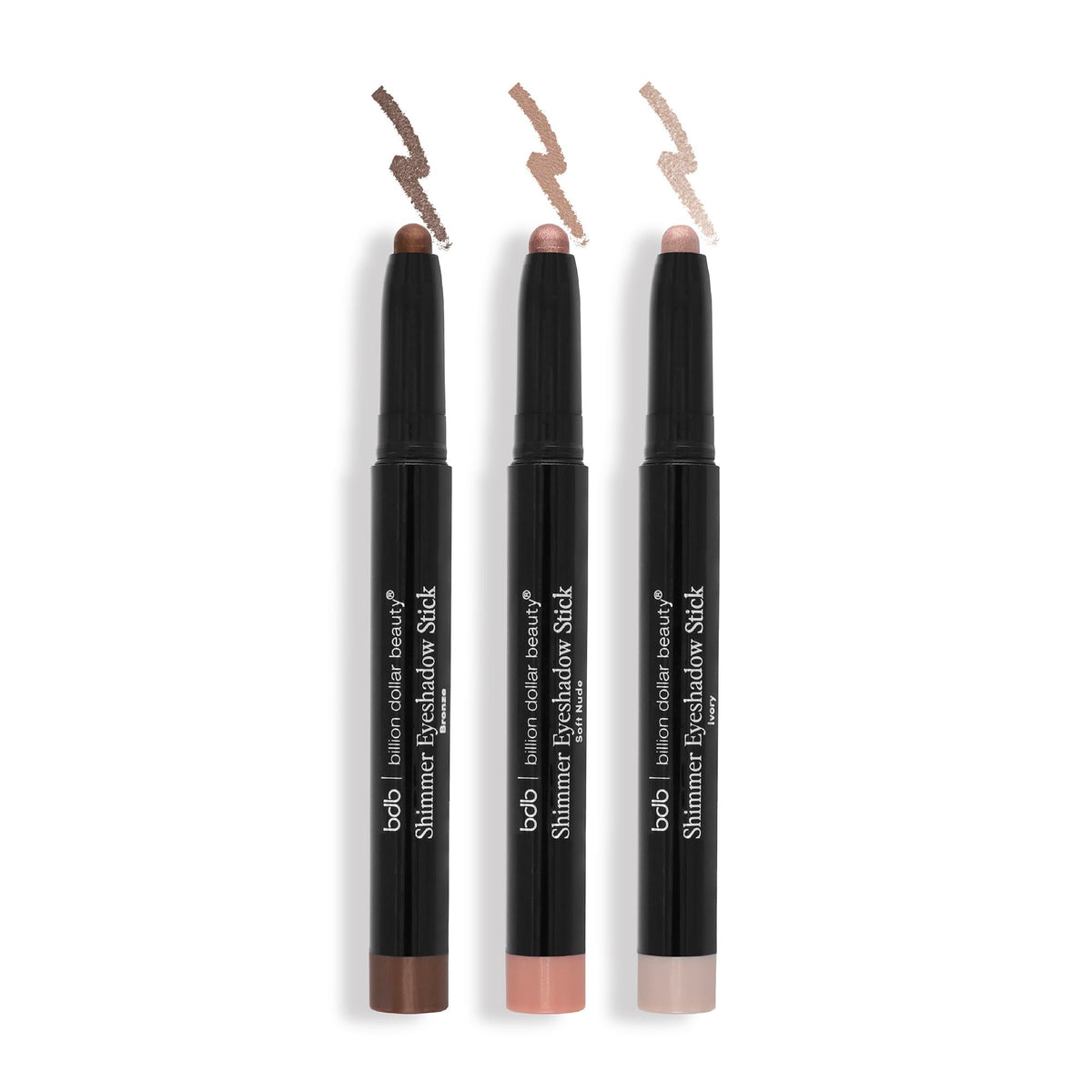 Billion Dollar Brows Shimmer Eyeshadow Stick on lid for instant brightening