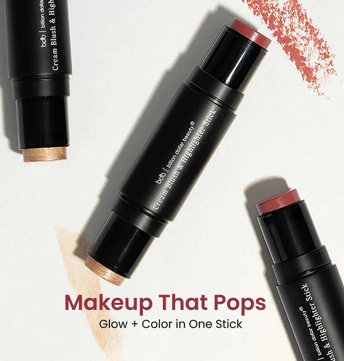 Sleek packaging with twist-up mechanism for mess-free application.