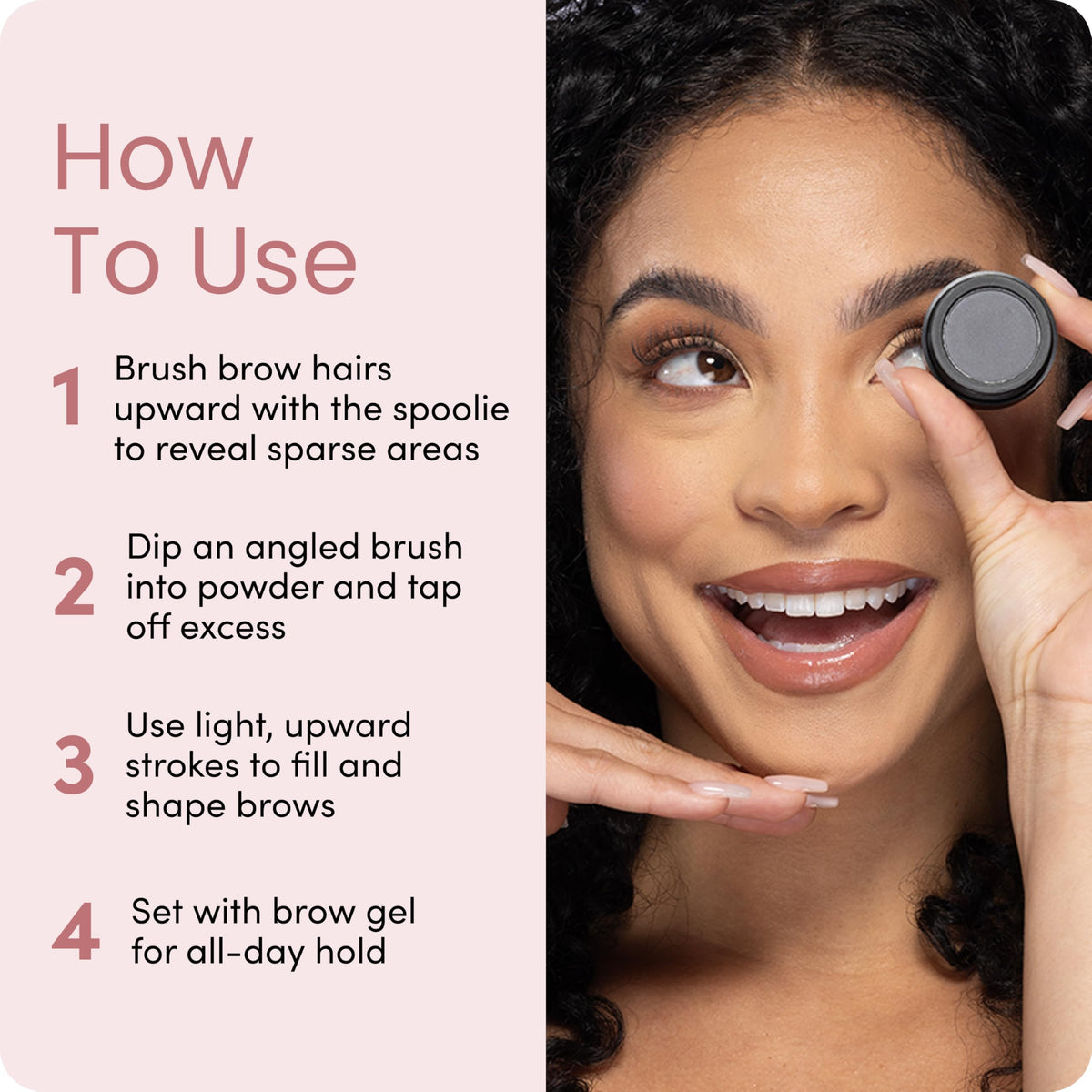 Billion Dollar Brows velvet-smooth pigment offers buildable coverage