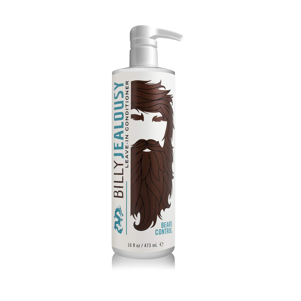 Billy Jealousy Beard Control Leave-In bottle pour provides natural look with light hold.