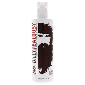 Billy Jealousy Beard Wash bottle with woodsy fragrance for a smoother beard.