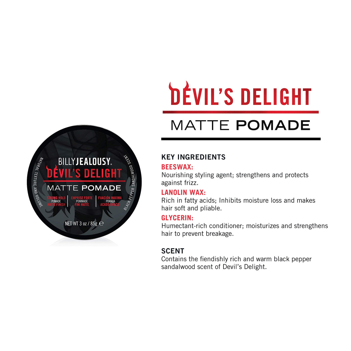Close-up of pomade texture for easy distribution.