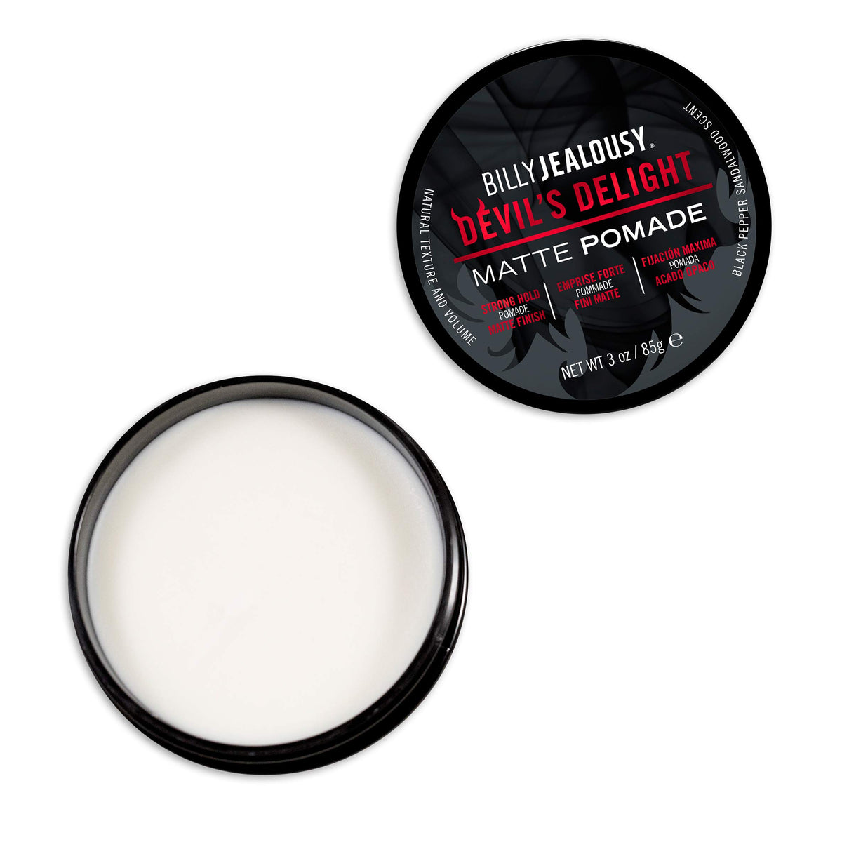 Hands apply Devils Delight to create textured definition.