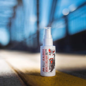 Premium Devils Delight packaging with the 2 oz bottle and cap design.
